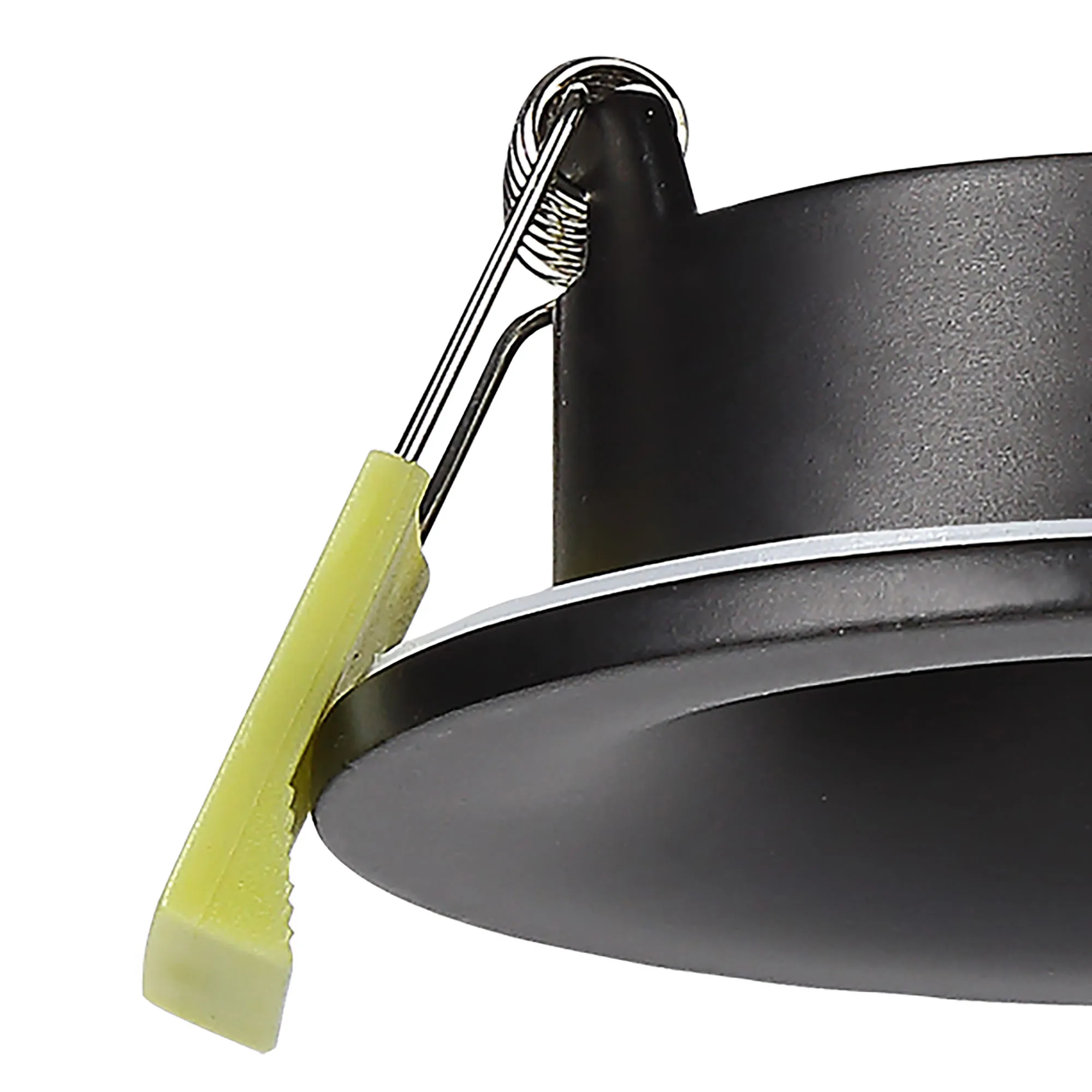 Bruve GU10 Recessed Round Matt Black IP65 Downlighter, Cut-Out 68mm DX200401  Dlux Bruve IP65